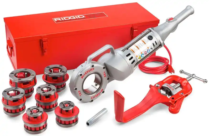 Ridgid 45178 Hand-Held Power Drive Kit 1/2 to 2 Inch NPT Die Heads