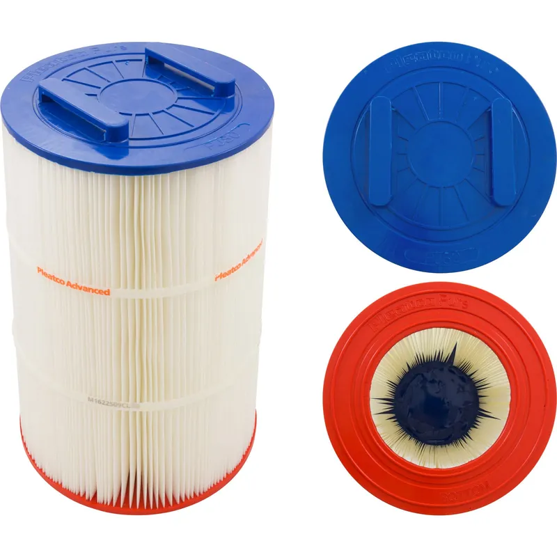 Pleatco PJ80 Cartridge 80 Square Feet 6 Inches Outlet Band 10 Inches Diameter 14 9/16 Inches Length Pool Replacement Filter