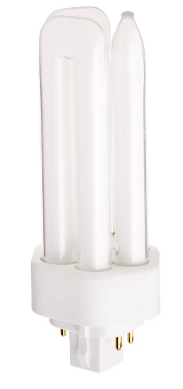 Satco S8348 Compact Fluorescent Triple Twin 4 Pin Lamp 26 WTT T4 Shape GX24q-3