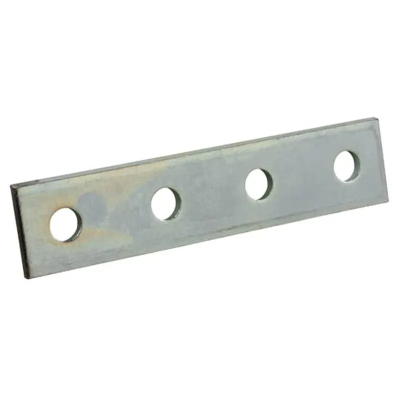 Superstrut X207-EG Plate, Four Hole Splice, Length 7-1/4 Inch, Width 1-5/8 Inch, Hole Diameter 9/16 Inch