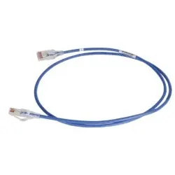 Ortronics RDC610-06 RDC 6 Modular Patch Cord, Blue, 10’ Reduced Diameter, 28 AWG, Cat6 Channel