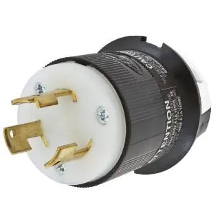 Hubbell HBL3331C HWD Twist Lock Plug 125/250 Volt 30 Amp
