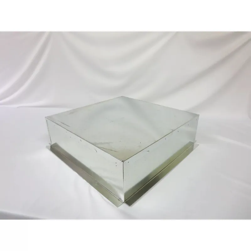 Crown Products 357F1452556 Duct Blind Box 14-1/2 inches x 25-1/2 inches 6 inches Deep 28 Gauge Galvanized Steel