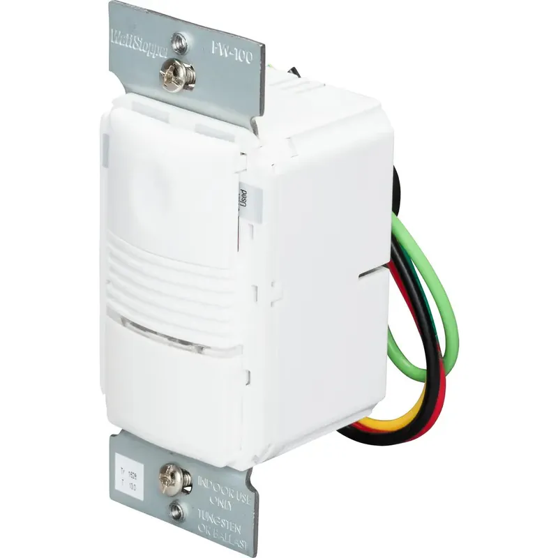 Wattstopper PW-100-W PIR Wall Switch Occupancy Sensor 120/277 VAC
