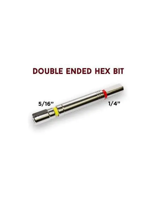 Rack-A-Tiers 72564RY 1/4 x 5/16 Inch Hex Bit