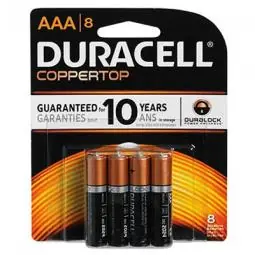 True Value MN2400B8Z Duracell AAA Alkaline Batteries 8-Pk.