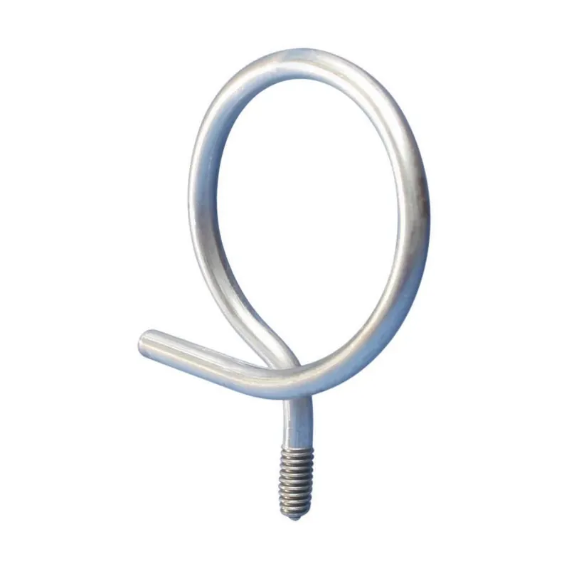nVent CADDY 2BRT12 Threaded Bridle Ring, 3/4 in Dia, #10 Screw, Electrogalvanized Steel