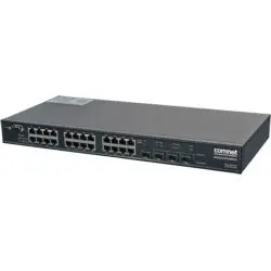 COMNET CWGE26FX2TX24MSPOE Managed Ethernet Switch with PoE+ (22 Ports)