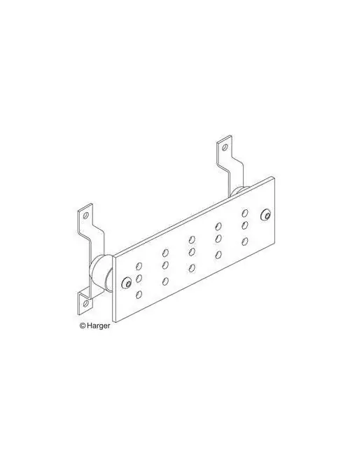 Harger GBI14420C Ground Bar Assembly 20 In L x 4 In W x 1/4 In H