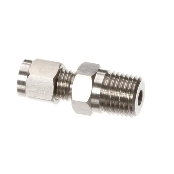 Fitting Compression 1/4In NPT X 3/16In Replacement 24A326 for Ultrafryer