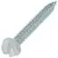 L.H. Dottie SPR8112 #8 x 1-1/2 White Slotted Hex Head Register Screw - 100pk.
