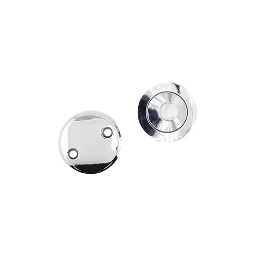 JB Products HW35SPVCBX Push and Seal PVC Half Bath Waste Kit Chrome 3/8 inch, Single Hole, SCH 40