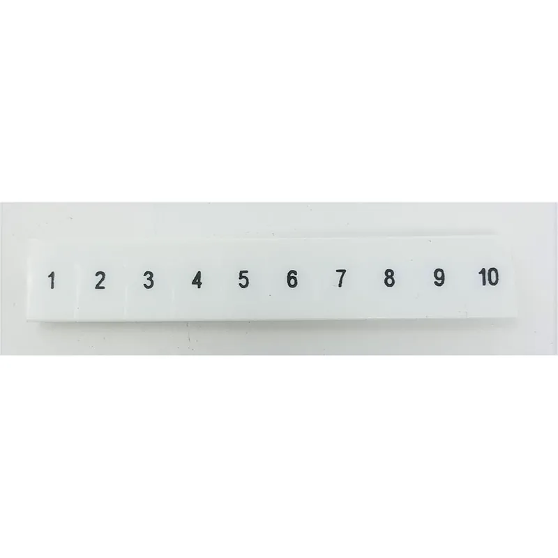 Siemens 8WH8120-3AB05 Labels Front Horiz 6.2mm 1 to 10 (10x)