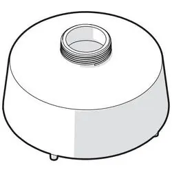 Pelco IMMBB0-EP Outdoor Pendant Mounting Box for IP Camera, Gray