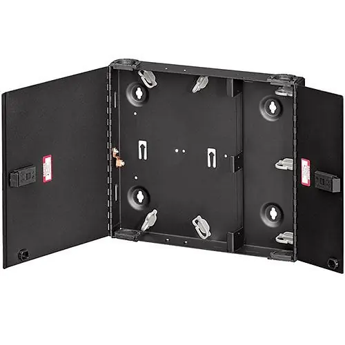 Leviton 5WSML-02C Small SDX Wall-Mount Fiber Enclosure Empty with Dual Door No Lock