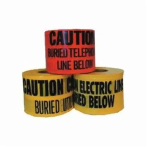 Dottie UT7D Underground Tape 3 Inch x 1000 Ft Non-Adhesive