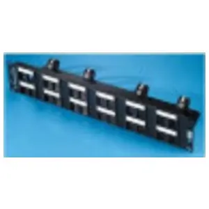 Ortronics OR-401045290 TracJack Patch Panel Kit 24-Port Black
