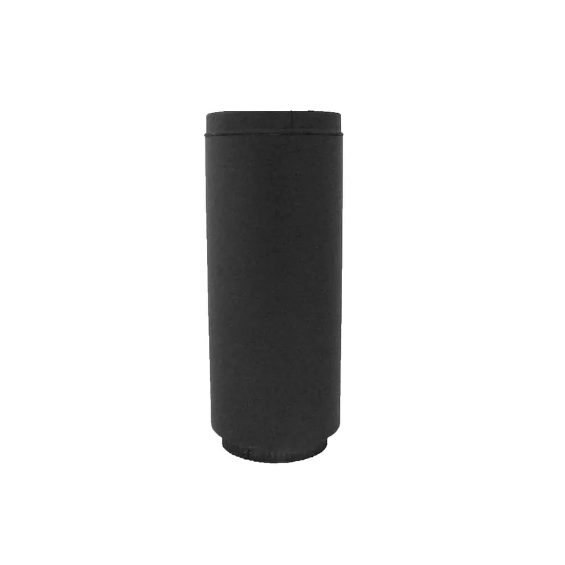 Metal-Fab 6DWB24 Double Wall Black Stove Pipe 6 inches x 24 inches Length MTF6DWB24