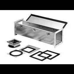 Hoffman F66W48SS Stainless Steel Feed-Through NEMA Type 4X Wireway Straight Section 6.00x6.00x48.00