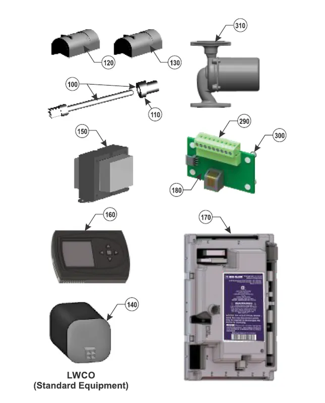Weil-McLain 383-900-111 Electrical Control Connector For Evergreen and ECO Tec Boilers
