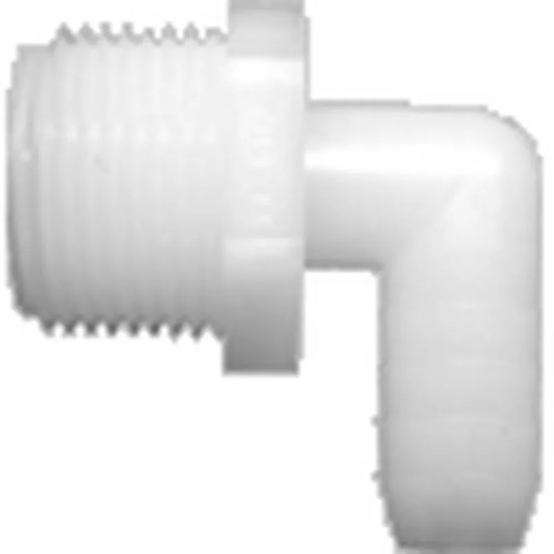 Bramec Corporation 0632 Barbed x MPT Reducing Plastic 90 Degree Elbow 4 PK