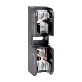 Mersen 30321R Open Style Fuse Block, 600 VAC/VDC, 30 A, 14 to 10 AWG Wire, 1 Pole