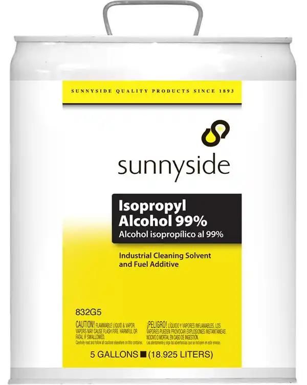 Sunnyside 832G5 5 Gal. Can Clear Isopropyl Alcohol Solvent 1/PK