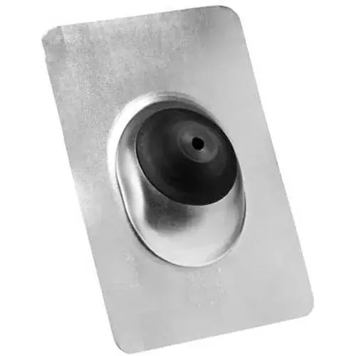 Oatey 11859 Roof Flashing 1/2 - 1 Galvanized Black 11L x 14-1/2W Base