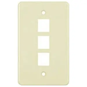 Allen Tel AT30-3-09 Versatap Faceplate 3-Port Ivory
