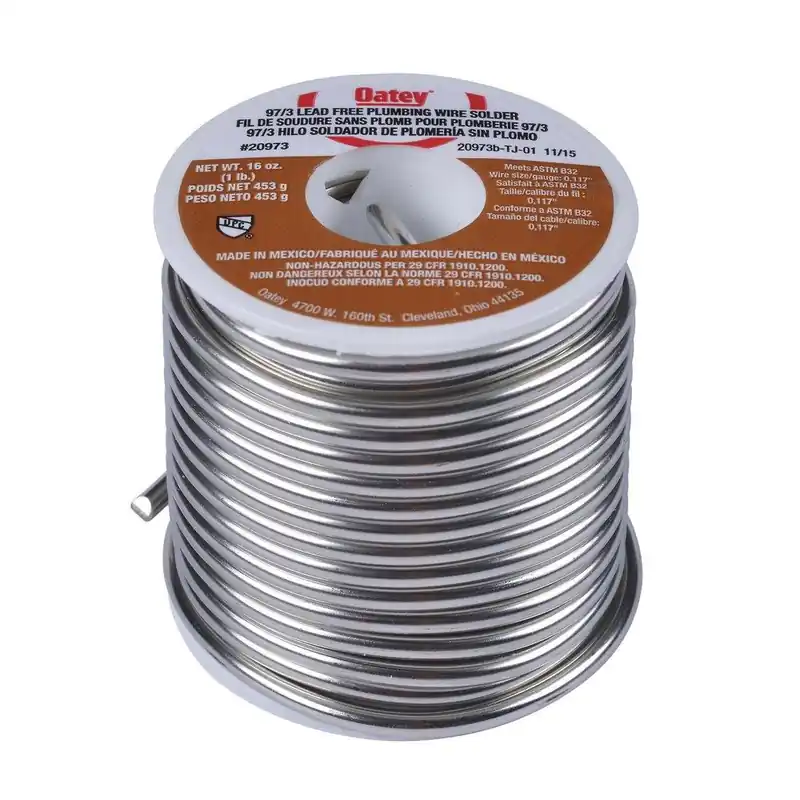 Oatey 20973 1 lb. Copper-Tin Wire Solder