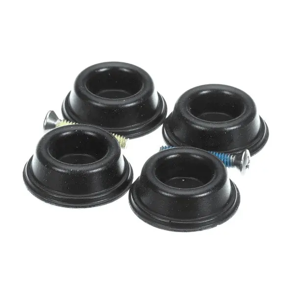Black Bumper 4 Pack Replacement 7099-04-4 for Frank Door Company