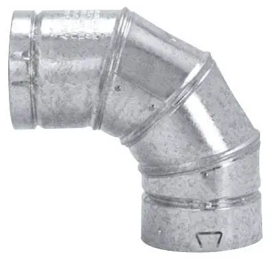 Selkirk 103230(3RV-90) RV Series Adjustable Gas Bvent Pipe, 90 Degrees
