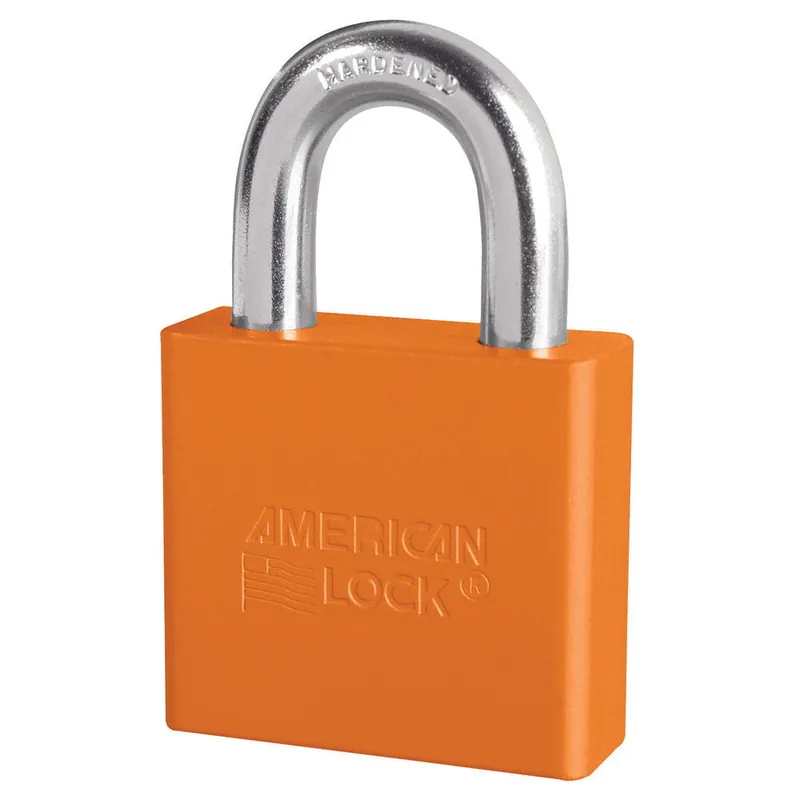 Master Lock A1305KAORJ 5-Pin Keyed Alike 56243 Key 2 in. Solid Aluminum Tumbler Padlock (6-Pack)