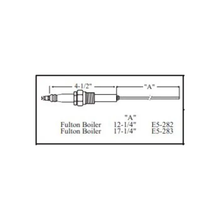 Westwood 283 Flame Rod Ignitor Fulton Boiler