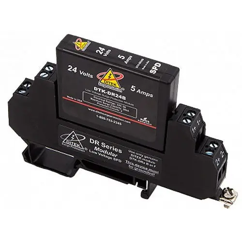 DITEK DTK-DR24B DIN Rail Surge Protector 24V