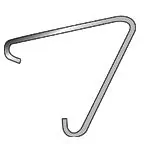Approved Vendor WWPVHOOK Fixture Hanger V-Hook