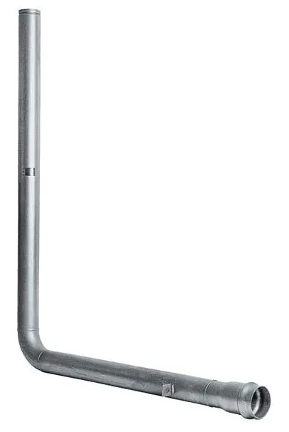 Ames Fire & Waterworks 0691160 4-1/2 x 6' x 6' Lead-Free 304 Stainless Steel Flanged 90D