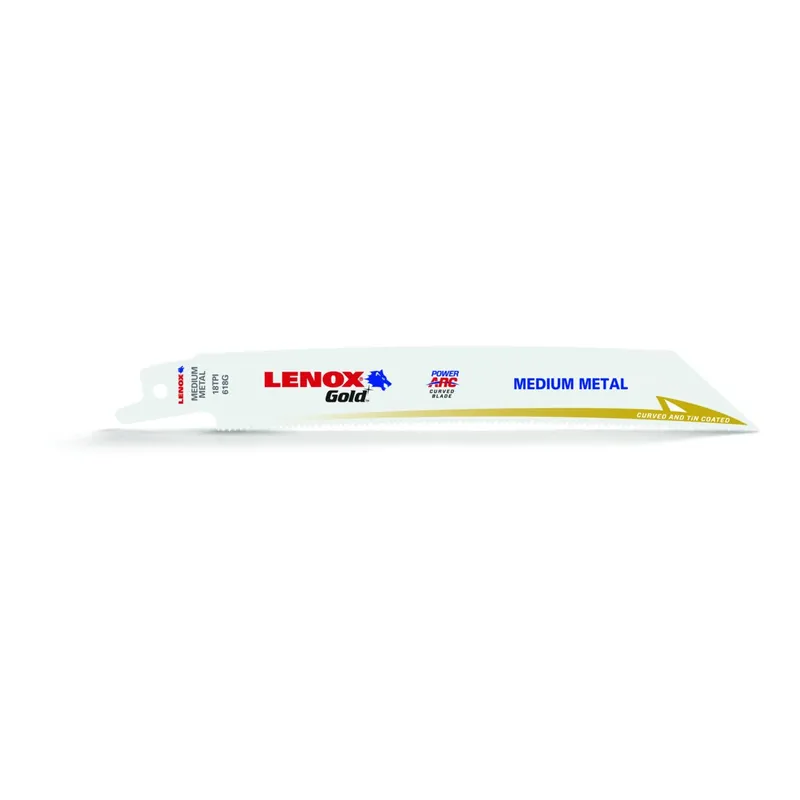 LENOX 21069618GR-OBS Gold Power Arc Reciprocating Saw Blade