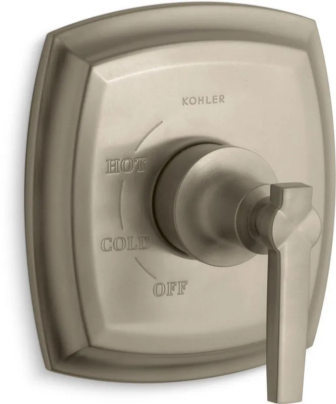 KOHLER TS16235-4-BV Margaux Single Handle Pressure Balancing Valve Trim in Vibrant Brushed Bronze