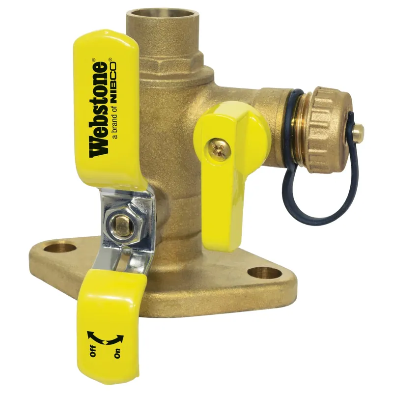 Webstone H-50414 1 SWT x Flange Non-Potable Isolator w/ Drain