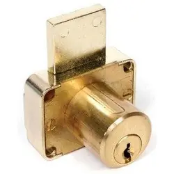 CCL SECURITY PRODUCTS 07387/8US4KA4T37526 Drawer Lock, Pin Tumbler, Surface Mount, Keyed Alike 4T37526 (7/8 Length x 1-5/8 Width) Replacement MPN 2704