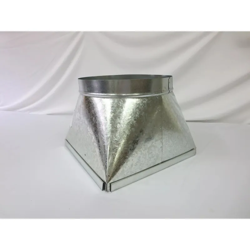 Crown Products 480182016 Rectangle to Round Transition 18 inches x 20 inches 16 inches 26 Gauge