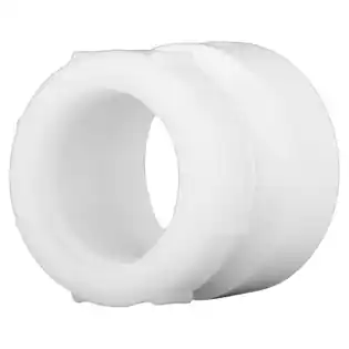 Charlotte 06384 PVC 104-P Female Trap Adapter, With Plastic Nut & Washer, Hub x Slip Joint, 1-1/2 x 1 1/4