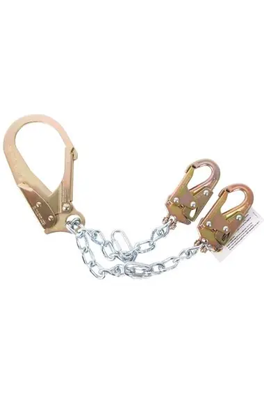 Guardian Fall Protection 1617 24 Rebar Chain Positioning Non-Swivel Lanyard
