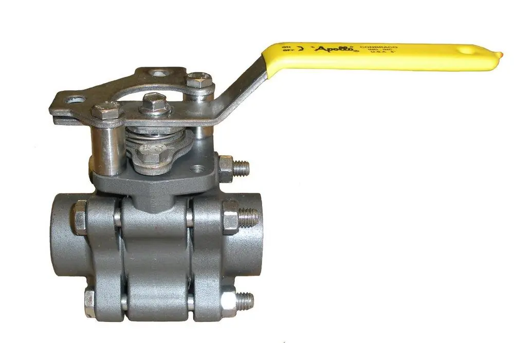 Apollo Valves 83B24701 83B-200 Series 1-1/2 in. Carbon Steel Full Port Socket Weld 600# Ball Valve