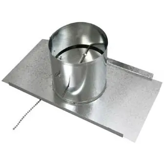 Cody Company 6988 Reducer Ceiling Box With Damper 8 in