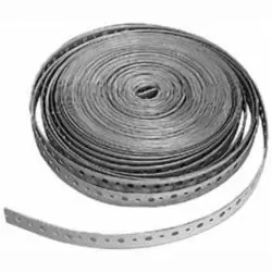Gray Metal South 34X100-PSTRAP 3/4 Inch x 100 Ft Perforated Duct Hanger Strap