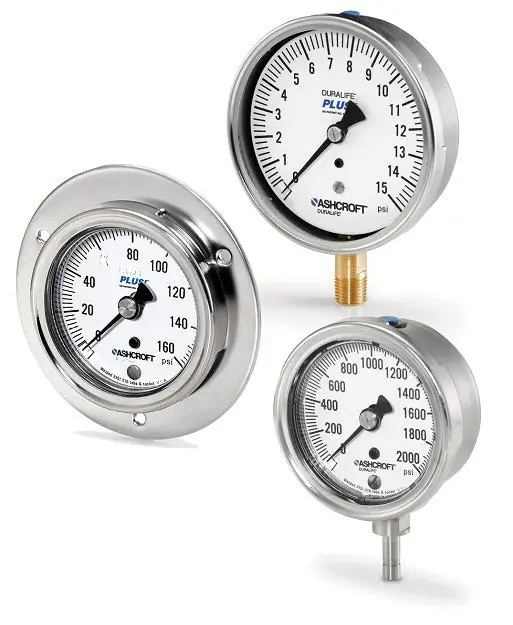 Ashcroft 351009AWL02L200PSI Pressure Gauge