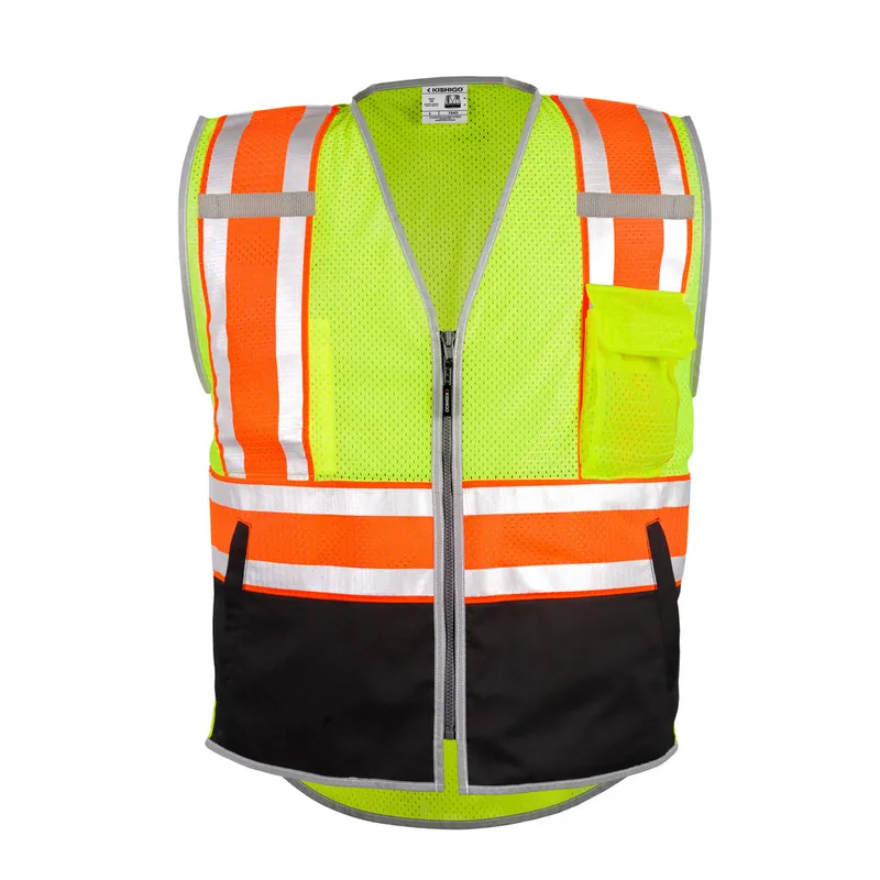 Kishigo 15432XL 2XL Lime Class 2 Premium Brilliant Series Ultimate Reflective Vest