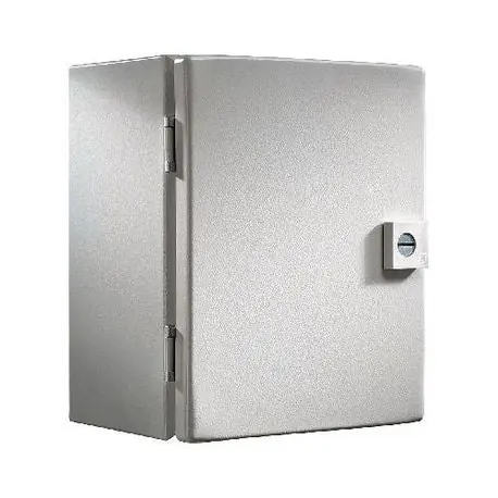 Rittal 8018104 JB Series 1-Door Junction Box, 7.9 in W x 5.9 in D, Hinged Cover, NEMA 4/IP66